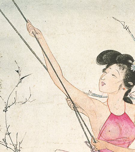 浦城-胡也佛的仕女画和最知名的金瓶梅秘戏图